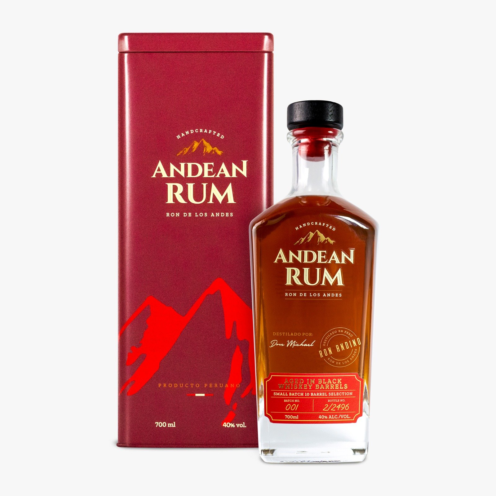 Ron ANDEAN RUM Botella 700 ml - Licores | Licorerias.com.pe