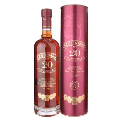 Ron CENTENARIO Fundación 20 Años Botella 750 ml - Licores